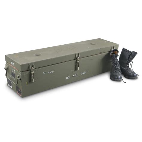 military metal airtight box cross seal|military storage boxes.